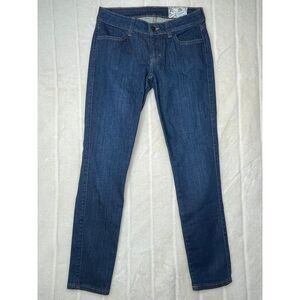 SIWY‎ Jeans Womens 25 Dark Blue Denim Skinny Ankle Low Rise Cotton Made in USA